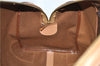 Authentic CELINE Macadam Blason Pattern Boston Hand Bag PVC Leather Brown 6921C