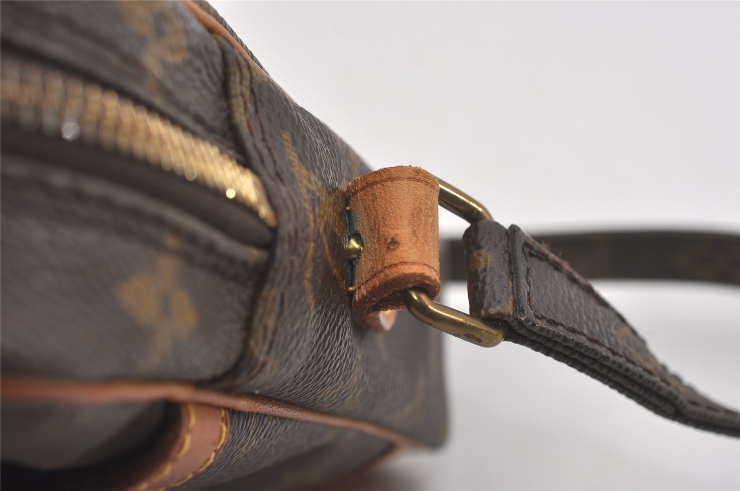 Authentic Louis Vuitton Monogram Danube Shoulder Cross Body Bag M45266 LV 6921I