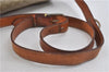 Authentic CELINE Macadam Blason Shoulder Cross Body Bag PVC Leather Beige 6922C