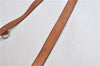 Authentic CELINE Macadam Blason Shoulder Cross Body Bag PVC Leather Beige 6922C