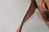 Authentic CELINE Macadam Blason Shoulder Cross Body Bag PVC Leather Beige 6922C