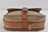 Authentic CELINE Macadam Blason Shoulder Cross Body Bag PVC Leather Beige 6922C