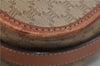Authentic CELINE Macadam Blason Shoulder Cross Body Bag PVC Leather Beige 6922C