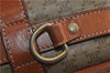 Authentic CELINE Macadam Blason Shoulder Cross Body Bag PVC Leather Beige 6922C