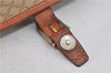 Authentic CELINE Macadam Blason Shoulder Cross Body Bag PVC Leather Beige 6922C