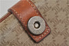 Authentic CELINE Macadam Blason Shoulder Cross Body Bag PVC Leather Beige 6922C