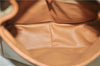 Authentic CELINE Macadam Blason Shoulder Cross Body Bag PVC Leather Beige 6922C