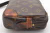 Authentic Louis Vuitton Monogram Marly Dragonne PM M51827 Clutch Hand Bag 6922I