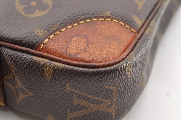 Authentic Louis Vuitton Monogram Marly Dragonne PM M51827 Clutch Hand Bag 6922I