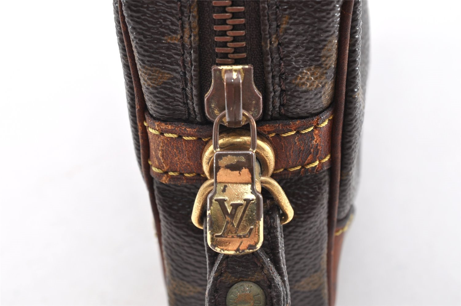 Authentic Louis Vuitton Monogram Marly Dragonne PM M51827 Clutch Hand Bag 6922I