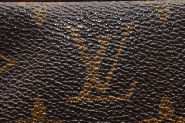 Authentic Louis Vuitton Monogram Marly Dragonne PM M51827 Clutch Hand Bag 6922I
