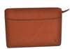 Authentic LOUIS VUITTON Epi Pochette Homme Clutch Bag Brown M52528 LV 6924C