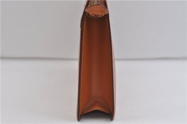 Authentic LOUIS VUITTON Epi Pochette Homme Clutch Bag Brown M52528 LV 6924C