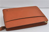 Authentic LOUIS VUITTON Epi Pochette Homme Clutch Bag Brown M52528 LV 6924C