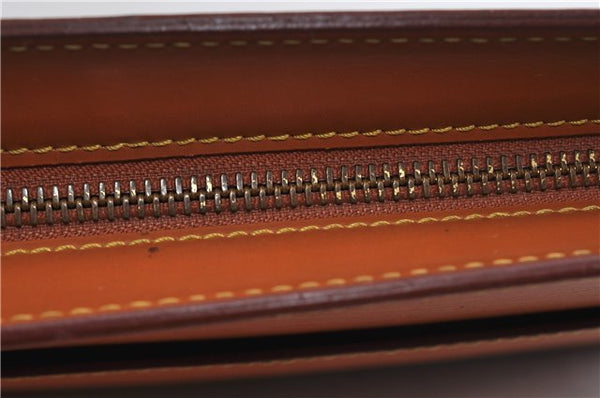 Authentic LOUIS VUITTON Epi Pochette Homme Clutch Bag Brown M52528 LV 6924C