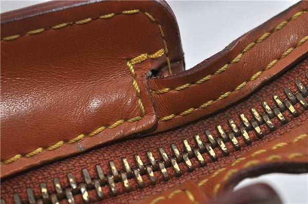 Authentic LOUIS VUITTON Epi Pochette Homme Clutch Bag Brown M52528 LV 6924C