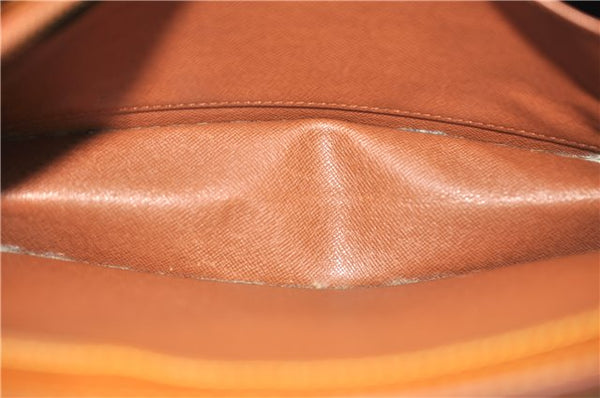 Authentic LOUIS VUITTON Epi Pochette Homme Clutch Bag Brown M52528 LV 6924C