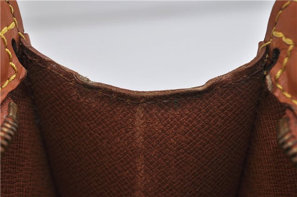 Authentic LOUIS VUITTON Epi Pochette Homme Clutch Bag Brown M52528 LV 6924C