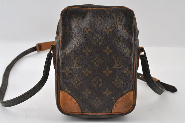 Authentic Louis Vuitton Monogram Danube Shoulder Cross Bag M45266 Junk 6924I