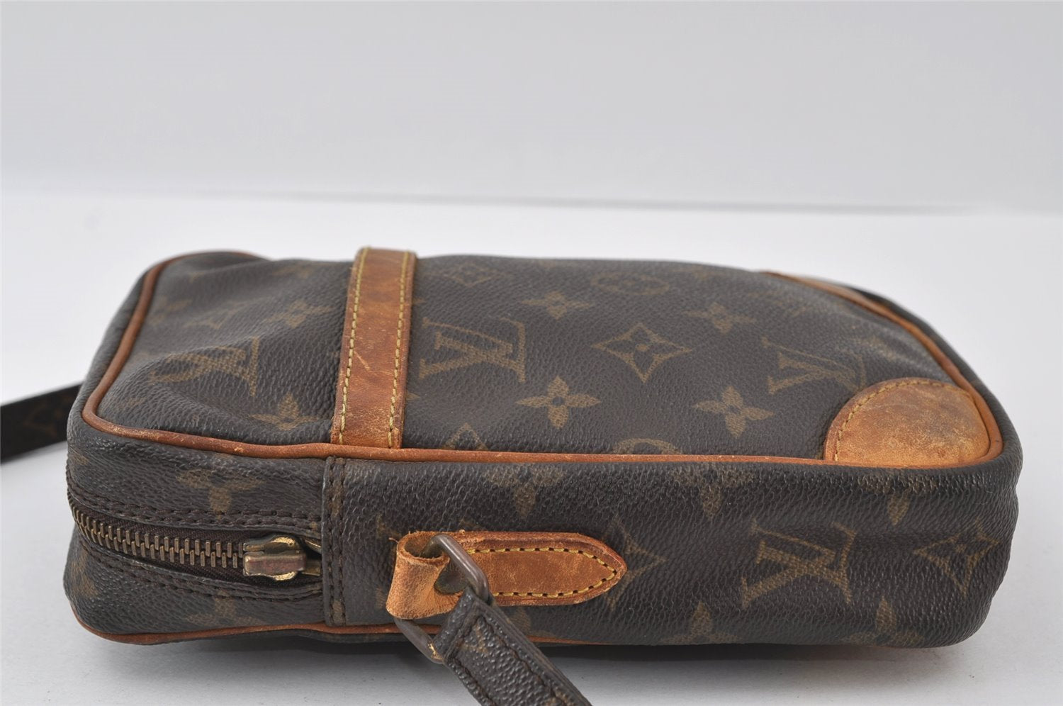 Authentic Louis Vuitton Monogram Danube Shoulder Cross Bag M45266 Junk 6924I