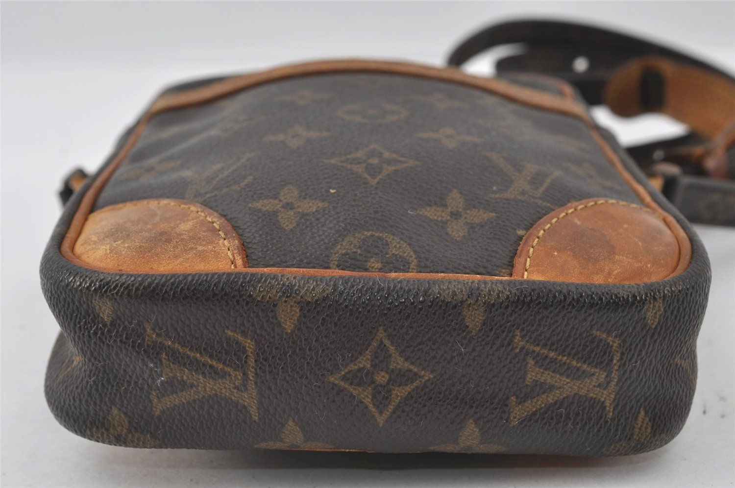 Authentic Louis Vuitton Monogram Danube Shoulder Cross Bag M45266 Junk 6924I