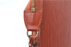 Authentic Louis Vuitton Epi Pochette Accessoires Pouch Brown M52953 LV 6926C