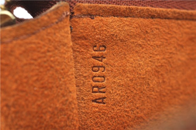 Authentic Louis Vuitton Epi Pochette Accessoires Pouch Brown M52953 LV 6926C