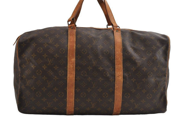 Authentic Louis Vuitton Monogram Sac Souple55 Hand Boston Bag Old Model LV 6926I