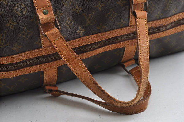 Authentic Louis Vuitton Monogram Sac Souple55 Hand Boston Bag Old Model LV 6926I