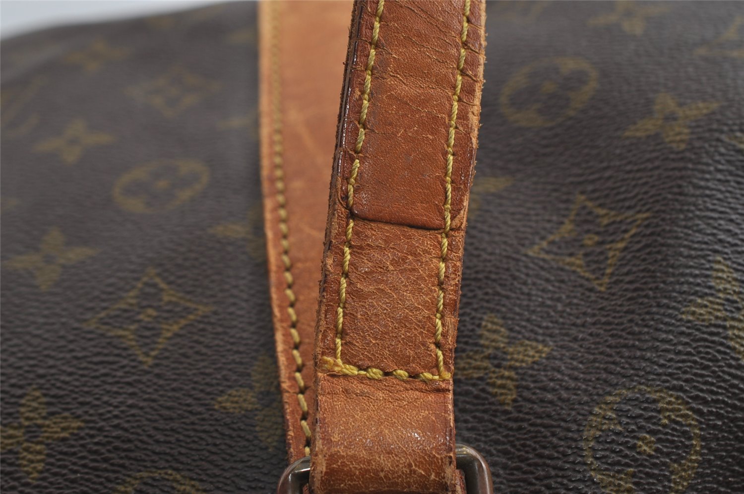 Authentic Louis Vuitton Monogram Sac Souple55 Hand Boston Bag Old Model LV 6926I