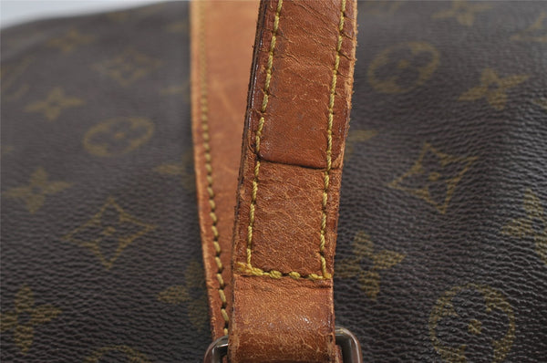 Authentic Louis Vuitton Monogram Sac Souple55 Hand Boston Bag Old Model LV 6926I