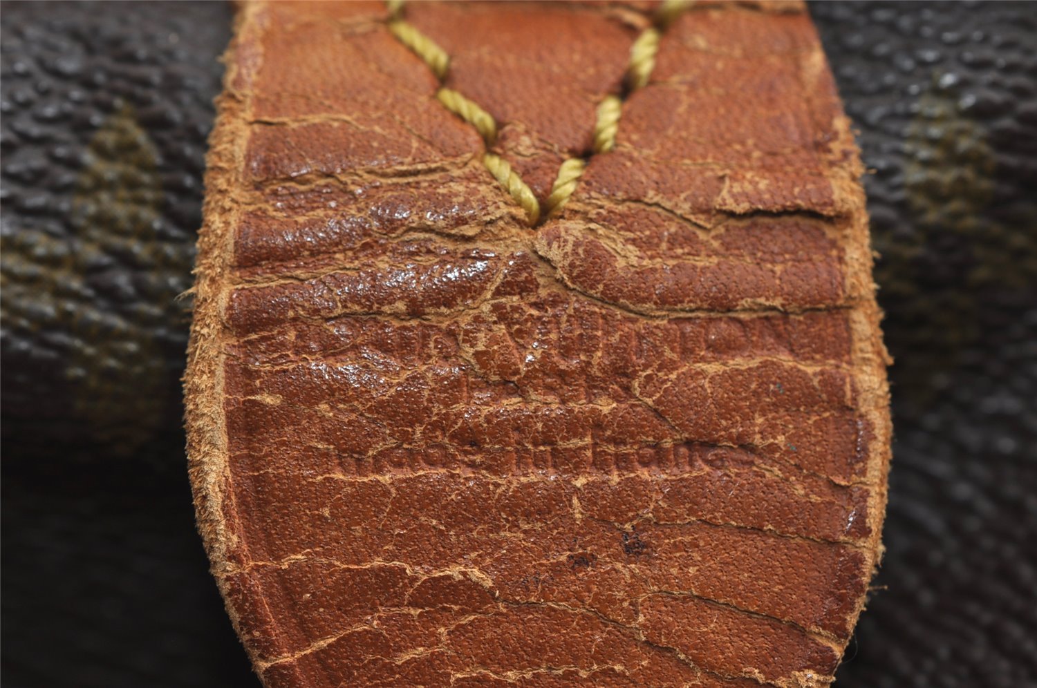 Authentic Louis Vuitton Monogram Sac Souple55 Hand Boston Bag Old Model LV 6926I