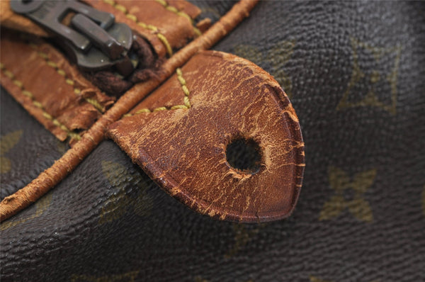 Authentic Louis Vuitton Monogram Sac Souple55 Hand Boston Bag Old Model LV 6926I