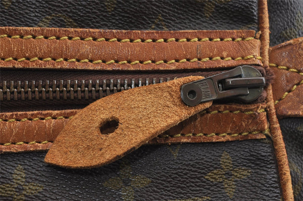 Authentic Louis Vuitton Monogram Sac Souple55 Hand Boston Bag Old Model LV 6926I