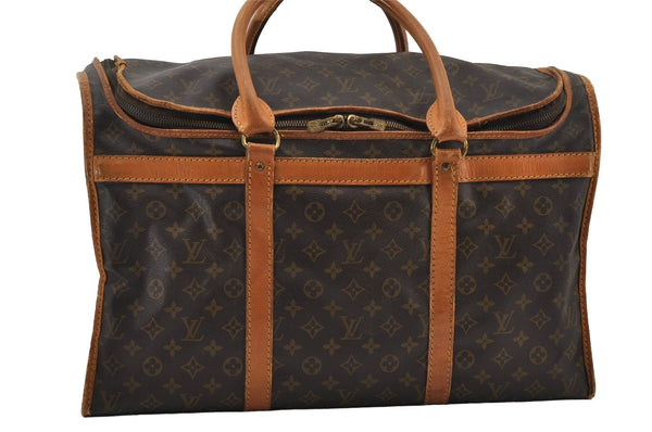 Authentic Louis Vuitton Monogram Sac Chaussures 55 Boston Bag M41922 LV 6927I