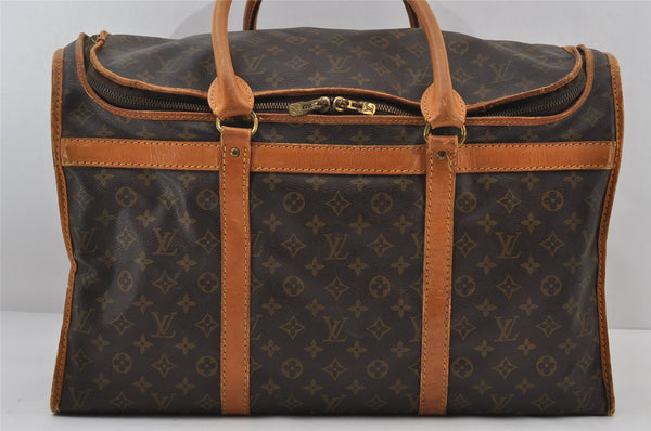 Authentic Louis Vuitton Monogram Sac Chaussures 55 Boston Bag M41922 LV 6927I