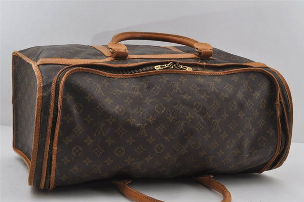 Authentic Louis Vuitton Monogram Sac Chaussures 55 Boston Bag M41922 LV 6927I