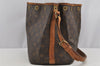 Authentic Louis Vuitton Monogram Petit Noe M42226 Shoulder Drawstring Bag 6928I