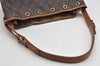 Authentic Louis Vuitton Monogram Petit Noe M42226 Shoulder Drawstring Bag 6928I