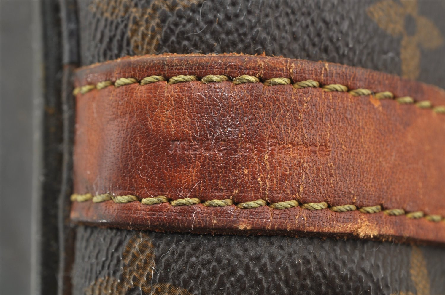 Authentic Louis Vuitton Monogram Petit Noe M42226 Shoulder Drawstring Bag 6928I