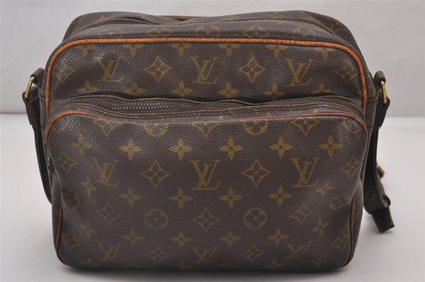 Authentic Louis Vuitton Monogram Nile Shoulder Cross Body Bag Old Model LV 6930I