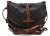 Auth LOUIS VUITTON Monogram Saumur 30 Shoulder Cross Body Bag M42256 Junk 6931C