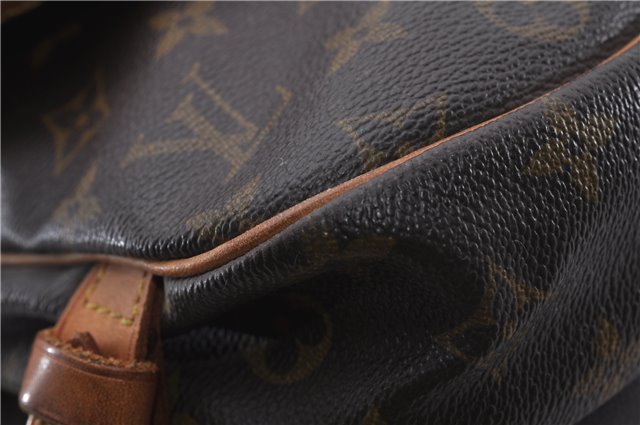 Auth LOUIS VUITTON Monogram Saumur 30 Shoulder Cross Body Bag M42256 Junk 6931C