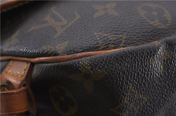 Auth LOUIS VUITTON Monogram Saumur 30 Shoulder Cross Body Bag M42256 Junk 6931C