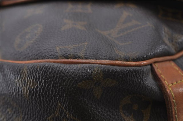 Auth LOUIS VUITTON Monogram Saumur 30 Shoulder Cross Body Bag M42256 Junk 6931C