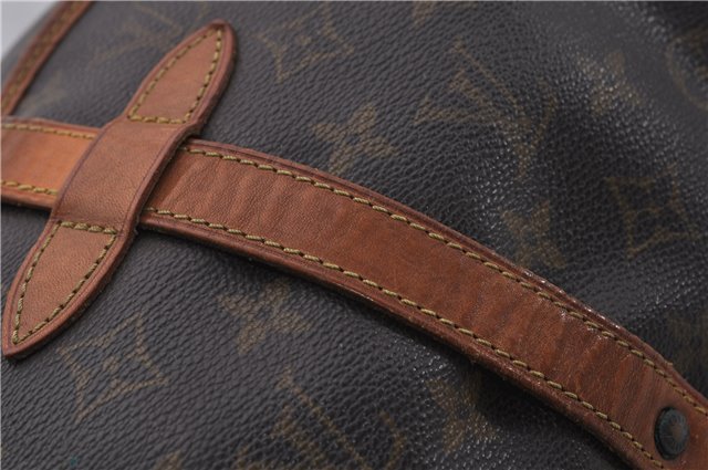 Auth LOUIS VUITTON Monogram Saumur 30 Shoulder Cross Body Bag M42256 Junk 6931C