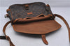 Auth LOUIS VUITTON Monogram Saumur 30 Shoulder Cross Body Bag M42256 Junk 6931C