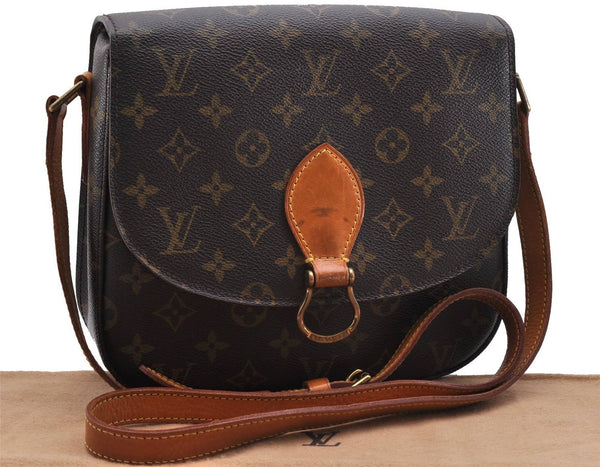 Auth LOUIS VUITTON Monogram Saint Cloud GM Shoulder Cross Bag M51242 LV 6933C