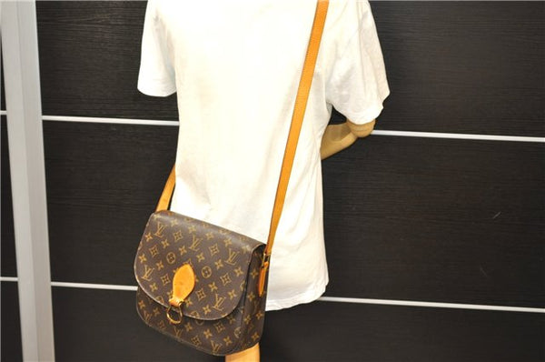 Auth LOUIS VUITTON Monogram Saint Cloud GM Shoulder Cross Bag M51242 LV 6933C