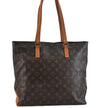 Authentic LOUIS VUITTON Monogram Cabas Mezzo Tote Bag M51151 LV 6934C